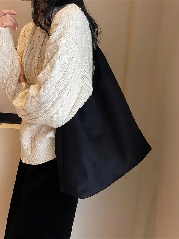 Women Cross-Border Soft Suede Bucket Bag Brown 2025