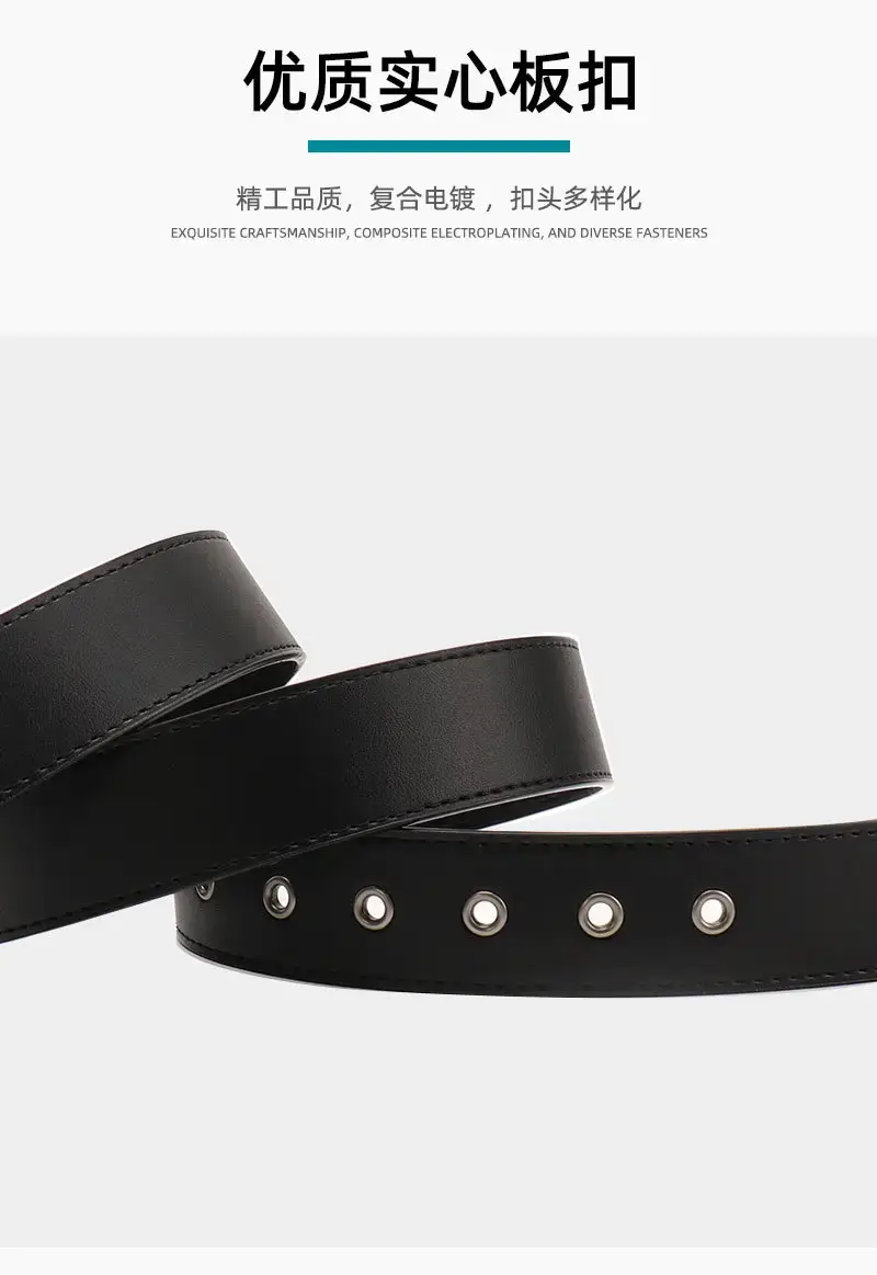 Black Cross-Belt with Gemstone Decor for Women — feature 15