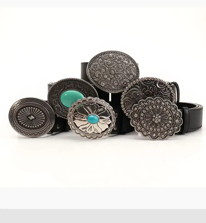 Black Cross-Belt with Gemstone Decor for Women — feature 22