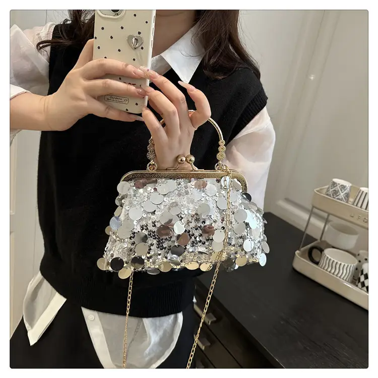 2025 Black Sequin Crossbody Bag for Women — feature 10
