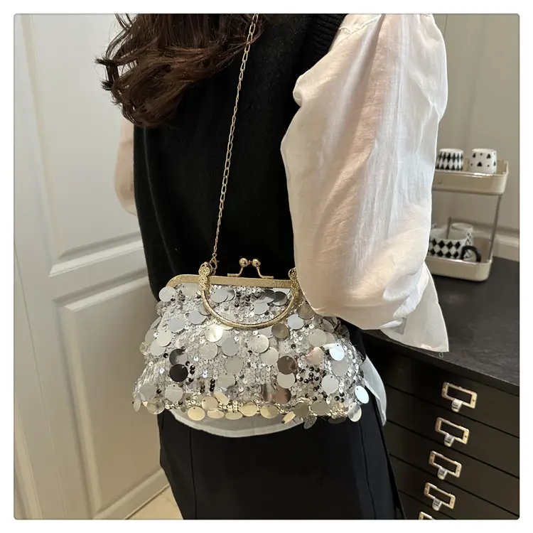 2025 Black Sequin Crossbody Bag for Women — feature 11