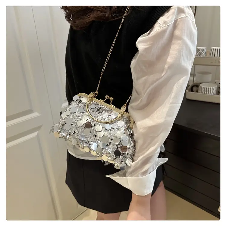 2025 Black Sequin Crossbody Bag for Women — feature 12