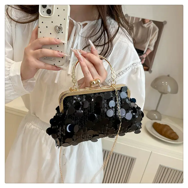 2025 Black Sequin Crossbody Bag for Women — feature 21