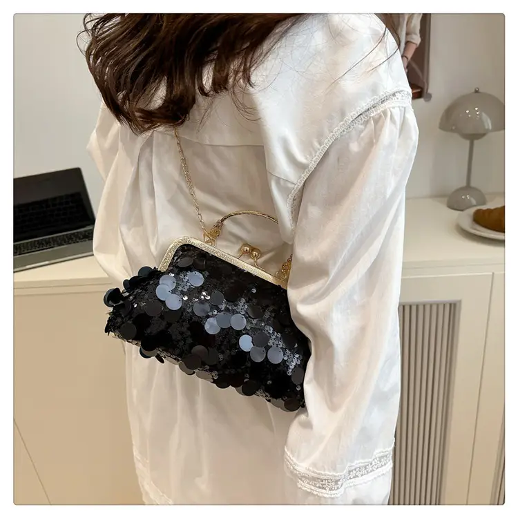 2025 Black Sequin Crossbody Bag for Women — feature 25