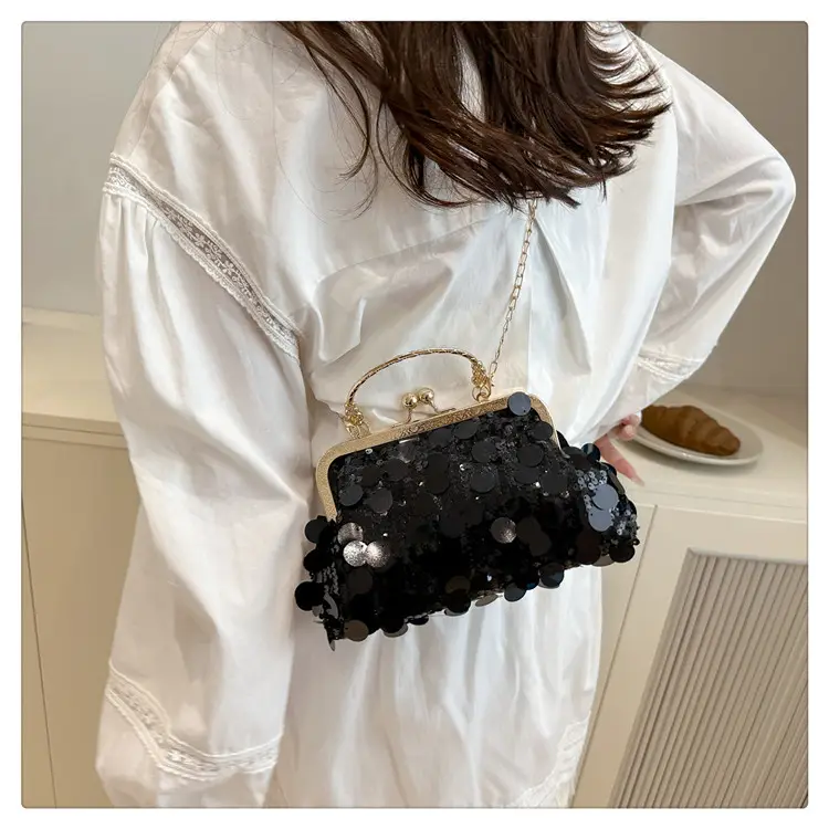 2025 Black Sequin Crossbody Bag for Women — feature 26