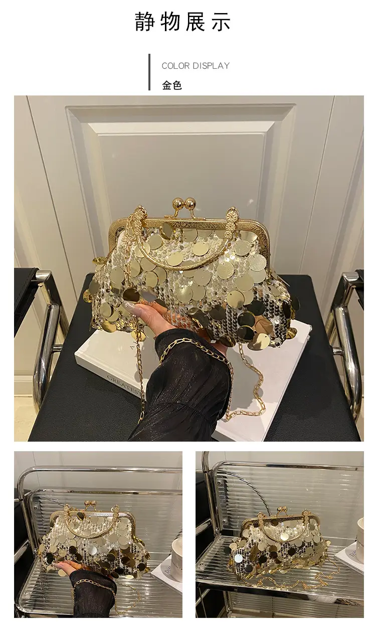 2025 Black Sequin Crossbody Bag for Women — feature 27