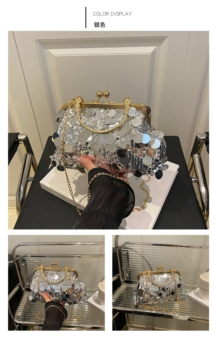 2025 Black Sequin Crossbody Bag for Women — feature 28