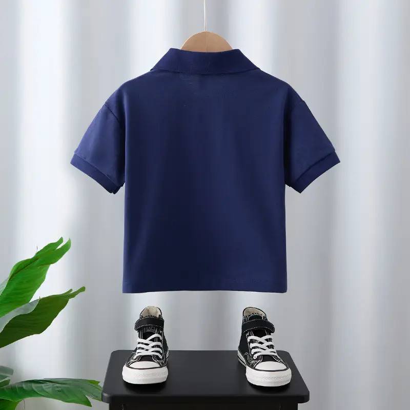 Boys Navy Polo T-Shirt Size 29