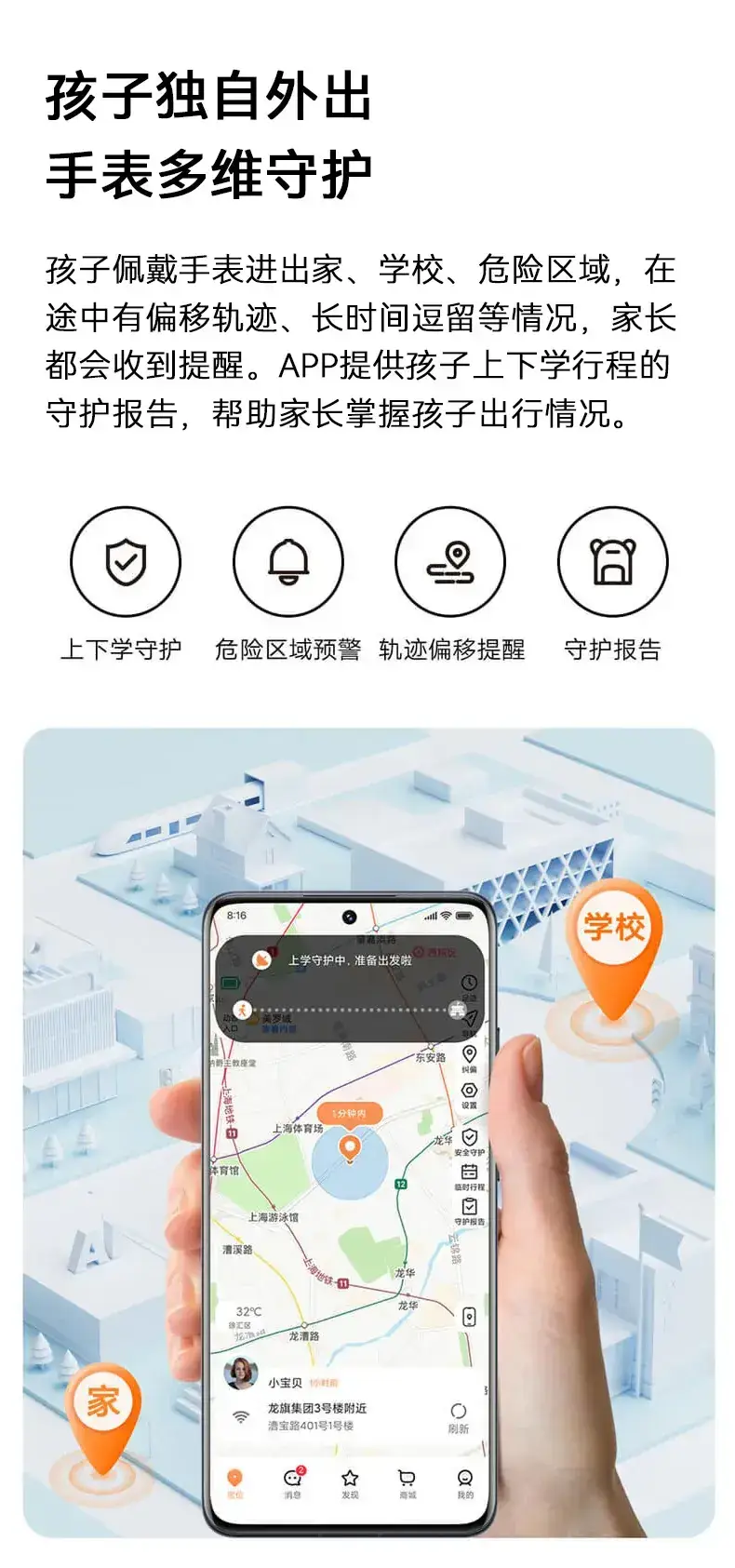 4G Smart Watch for Kids with 2.0" Screen & Alipay — feature 4