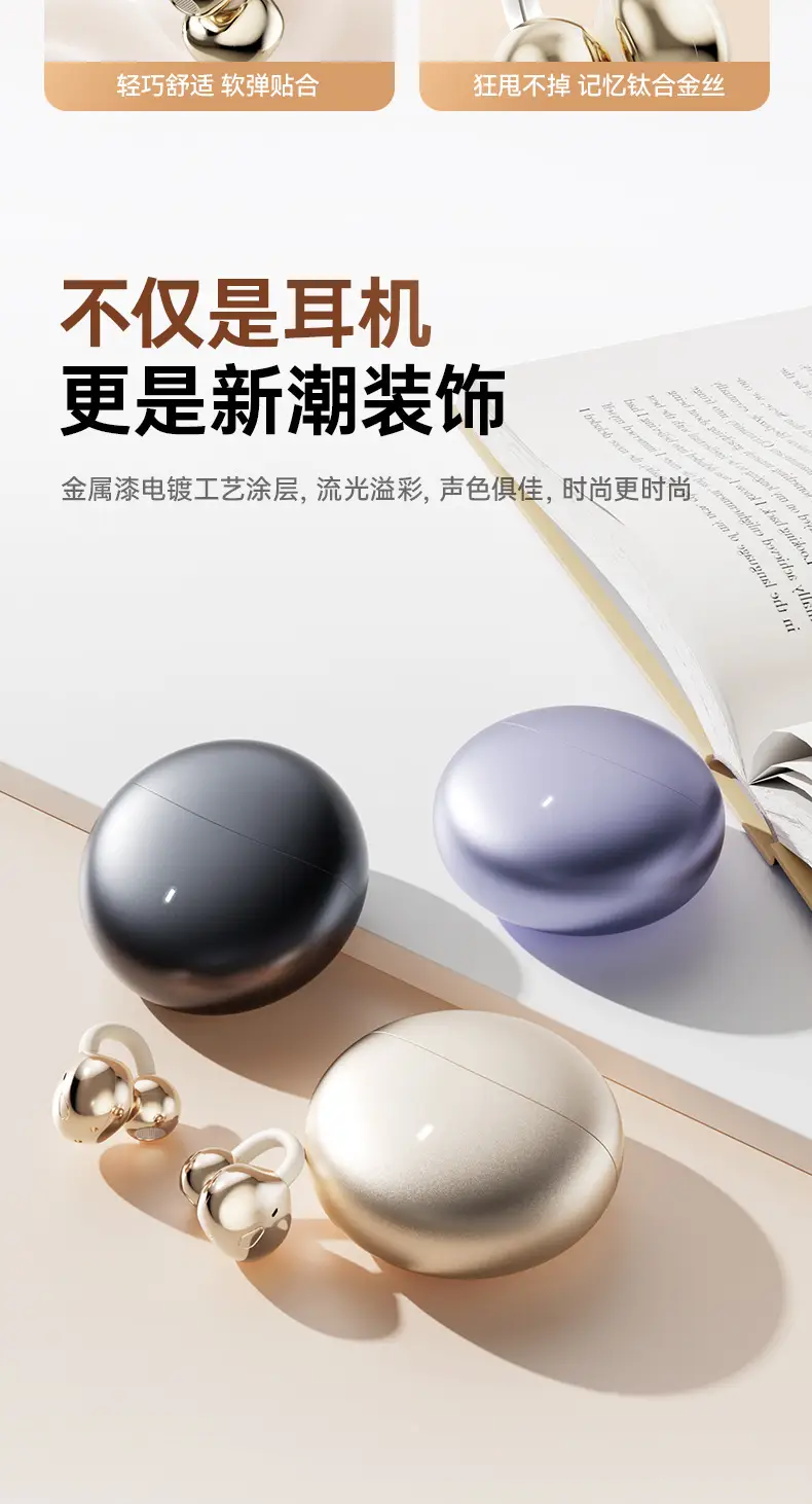 Wireless Clip-On Bone Conduction Headset Berlin 2025 β feature 6
