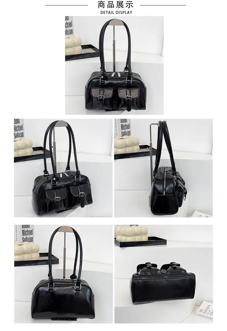 Women Retro Leather Shoulder Bag Brown 2025 — feature 10