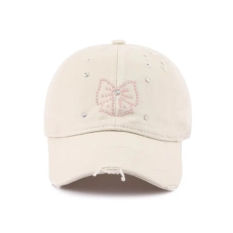 2025 Bow Knot Diamond Cap Small Fresh - Image 12