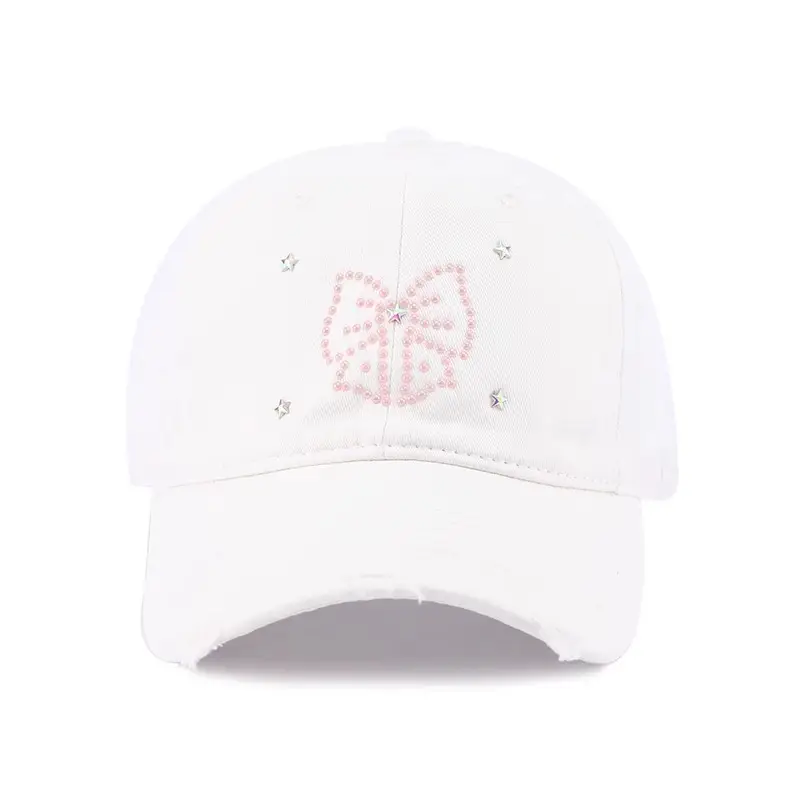 2025 Bow Knot Diamond Cap Small Fresh — feature 12