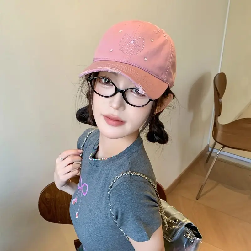 2025 Bow Knot Diamond Cap Small Fresh — feature 3