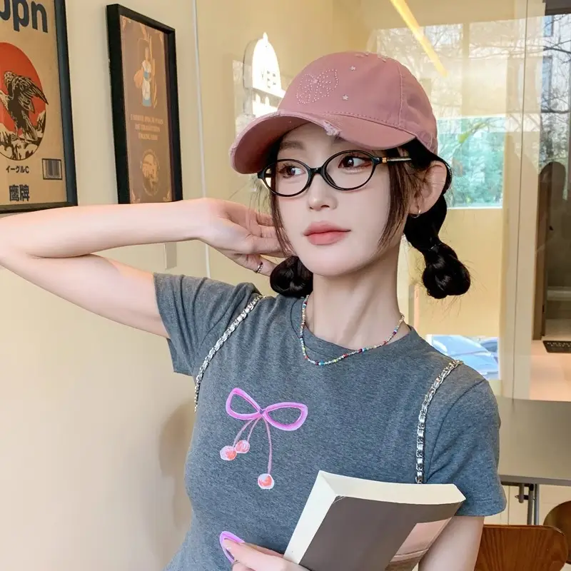 2025 Bow Knot Diamond Cap Small Fresh — feature 5