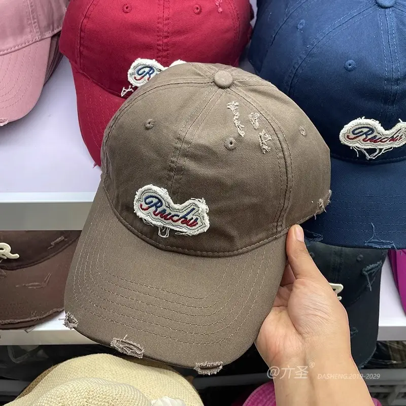 Pink Embroidered Baseball Cap for Men Women — feature 5