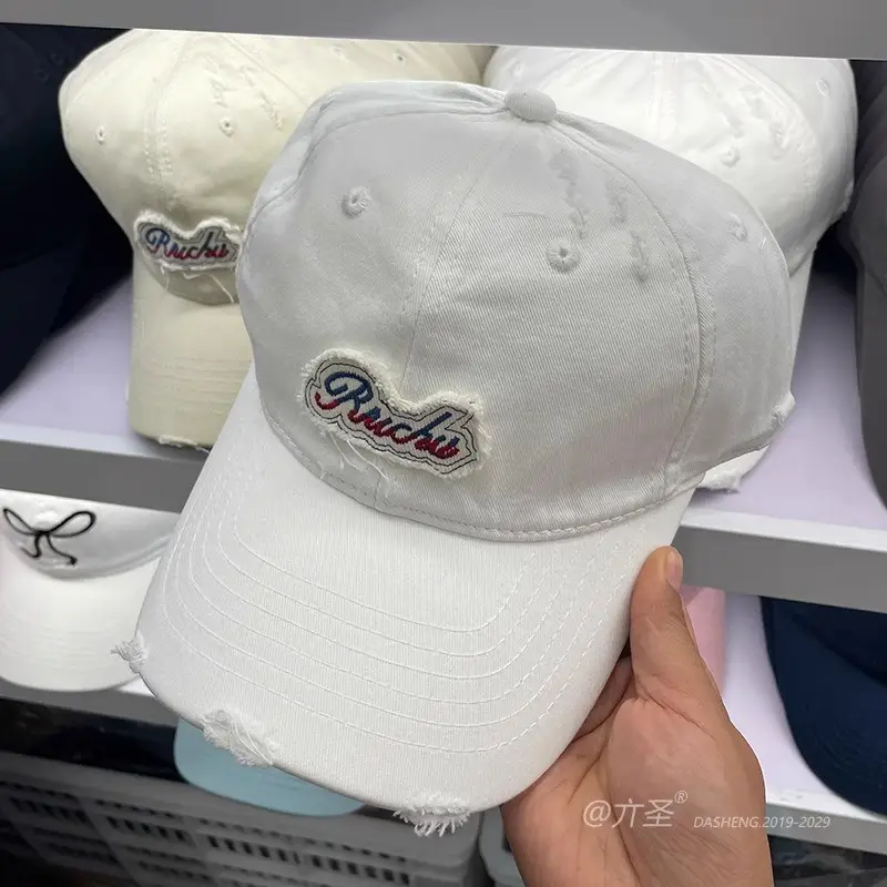 Pink Embroidered Baseball Cap for Men Women - Image 3