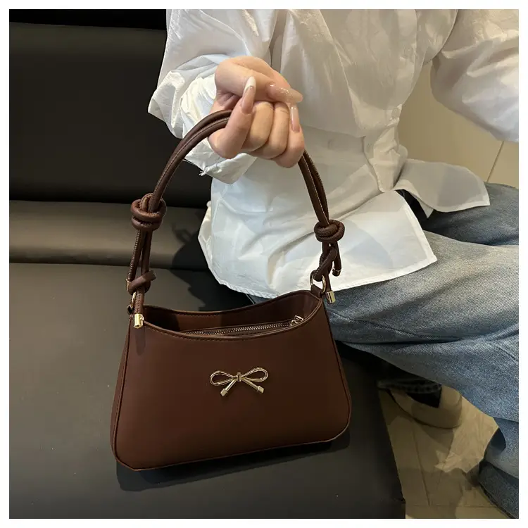 Korean Style Bow Bag Beige 2025 Summer — feature 16
