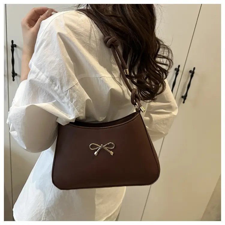 Korean Style Bow Bag Beige 2025 Summer — feature 17