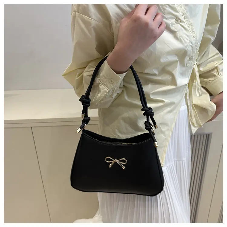 Korean Style Bow Bag Beige 2025 Summer — feature 18