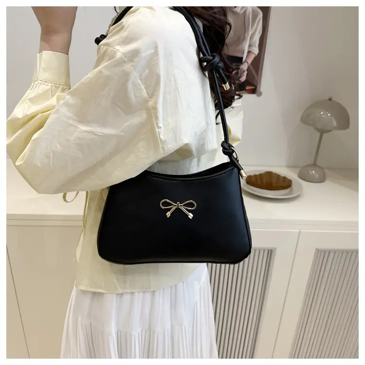 Korean Style Bow Bag Beige 2025 Summer — feature 19