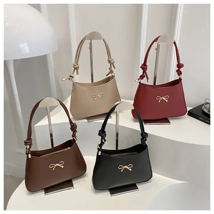 Korean Style Bow Bag Beige 2025 Summer — feature 9