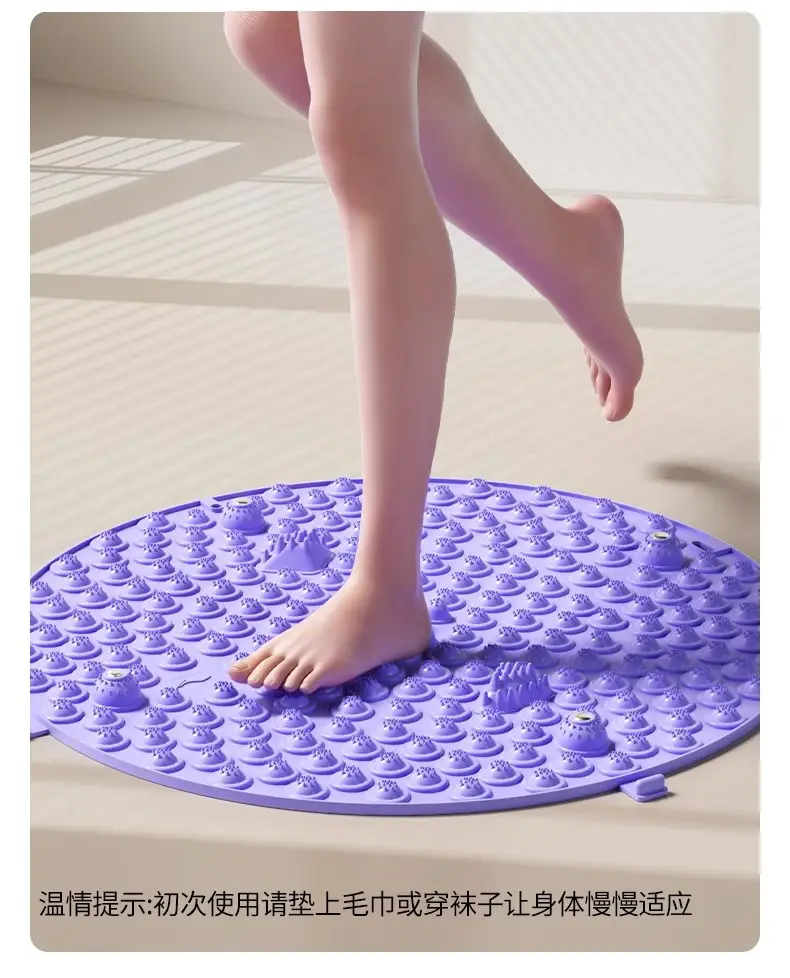 Li Ning Acupressure Board Ultra-Jogging Special Foot Massage Mat to Unblock Meridians Indoor In-Situ Running Round Household Foot Pedal — feature 15