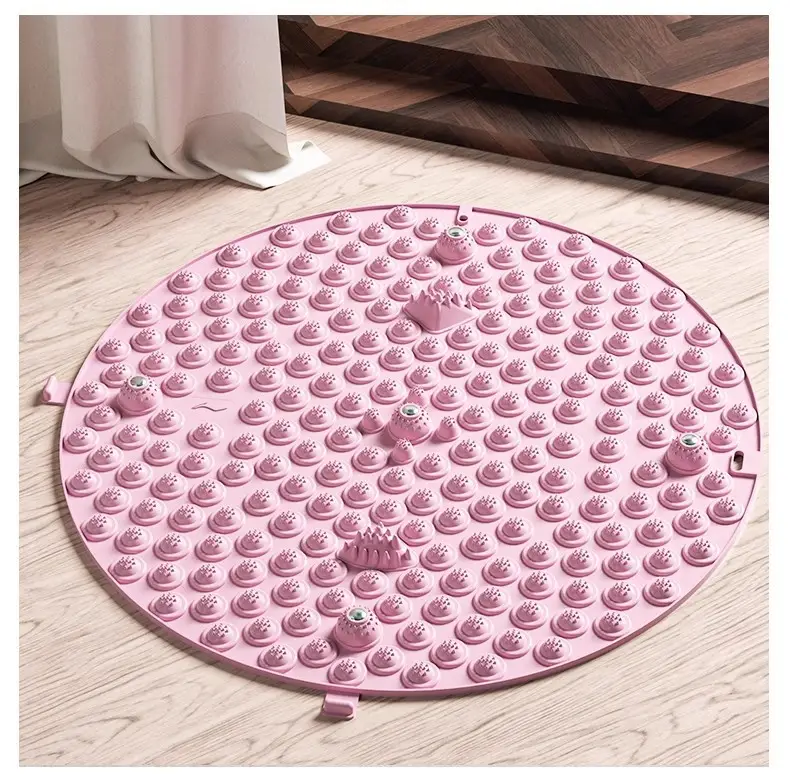Li Ning Acupressure Board Ultra-Jogging Special Foot Massage Mat to Unblock Meridians Indoor In-Situ Running Round Household Foot Pedal — feature 40