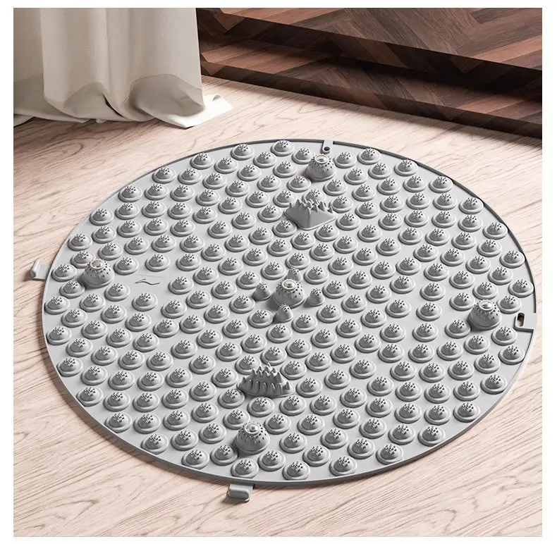 Li Ning Acupressure Board Ultra-Jogging Special Foot Massage Mat to Unblock Meridians Indoor In-Situ Running Round Household Foot Pedal — feature 41
