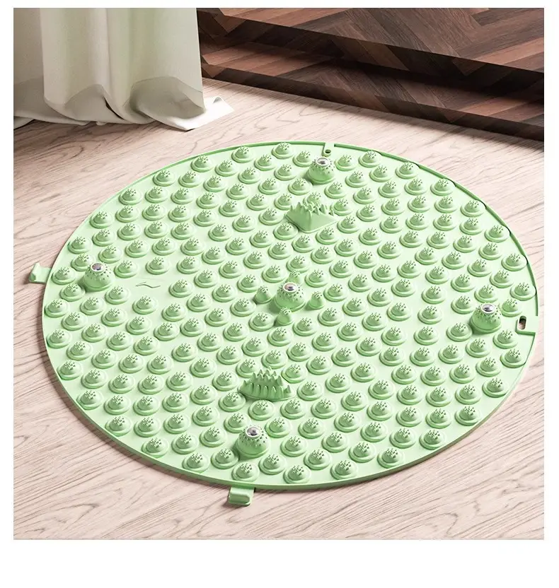 Li Ning Acupressure Board Ultra-Jogging Special Foot Massage Mat to Unblock Meridians Indoor In-Situ Running Round Household Foot Pedal — feature 42