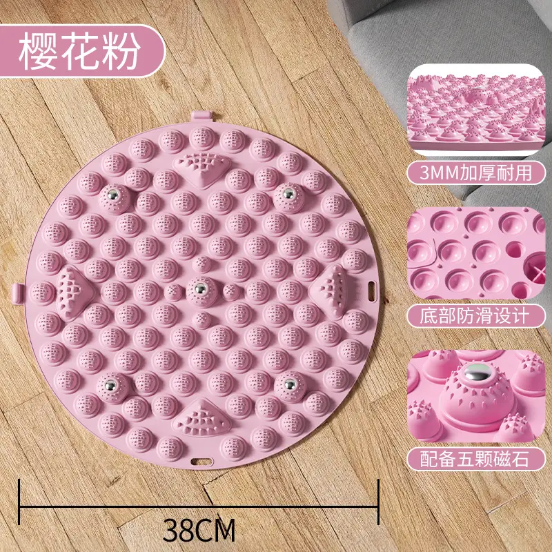 Li Ning Acupressure Board Ultra-Jogging Special Foot Massage Mat to Unblock Meridians Indoor In-Situ Running Round Household Foot Pedal - Image 2