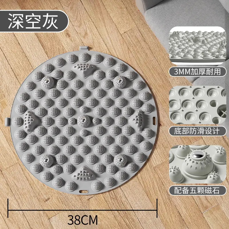 Li Ning Acupressure Board Ultra-Jogging Special Foot Massage Mat to Unblock Meridians Indoor In-Situ Running Round Household Foot Pedal - Image 3