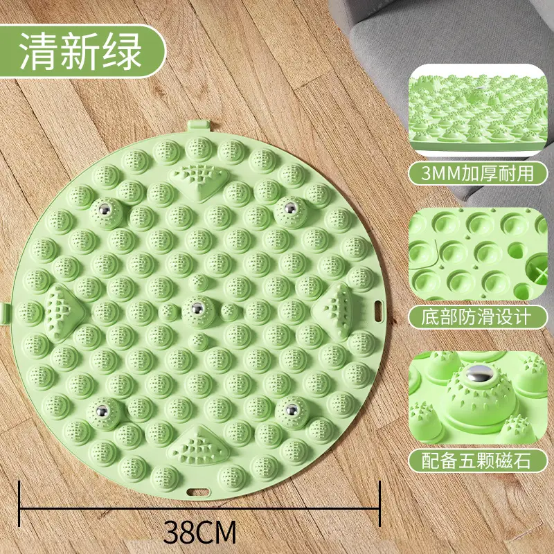 Li Ning Acupressure Board Ultra-Jogging Special Foot Massage Mat to Unblock Meridians Indoor In-Situ Running Round Household Foot Pedal - Image 4