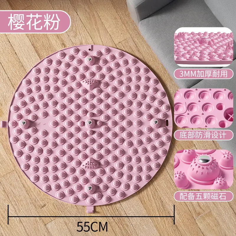 Li Ning Acupressure Board Ultra-Jogging Special Foot Massage Mat to Unblock Meridians Indoor In-Situ Running Round Household Foot Pedal - Image 6