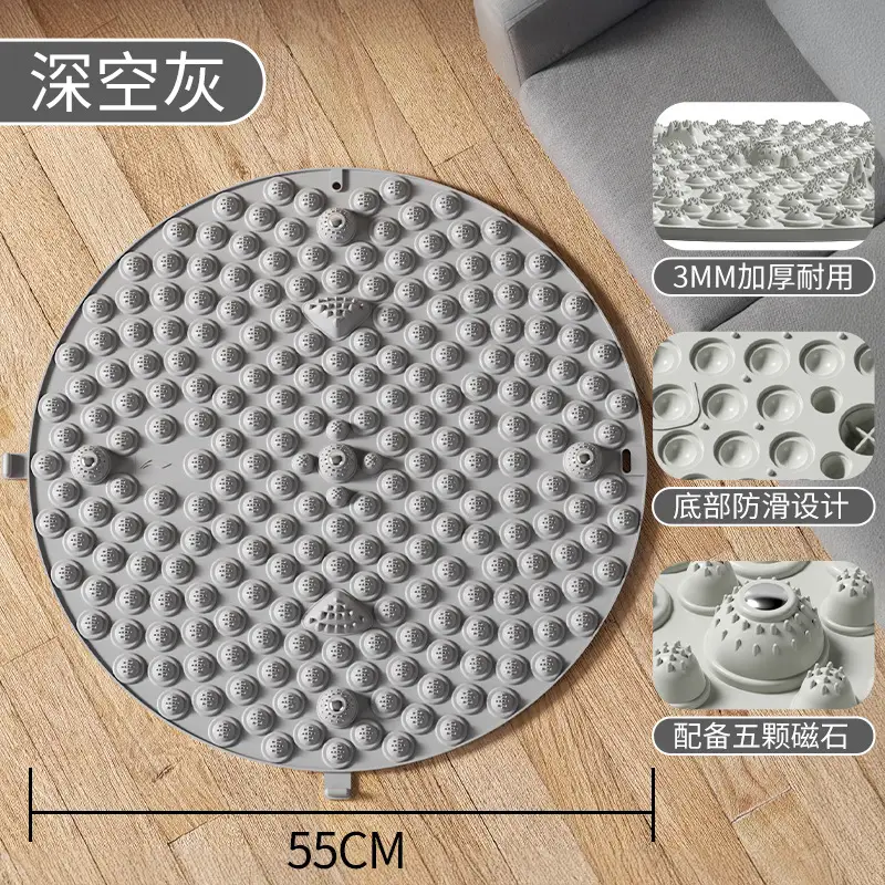 Li Ning Acupressure Board Ultra-Jogging Special Foot Massage Mat to Unblock Meridians Indoor In-Situ Running Round Household Foot Pedal - Image 7
