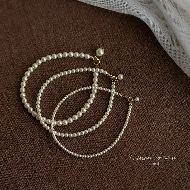 Ultra Fine Pearl Bracelet Set for Women - Image 5