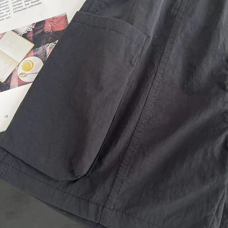 Boys Summer Shorts Set Black 2026 Korean Style — feature 16