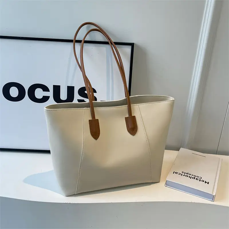 Women Crossbody Tote Bag Tan Leather 2026 - Image 4