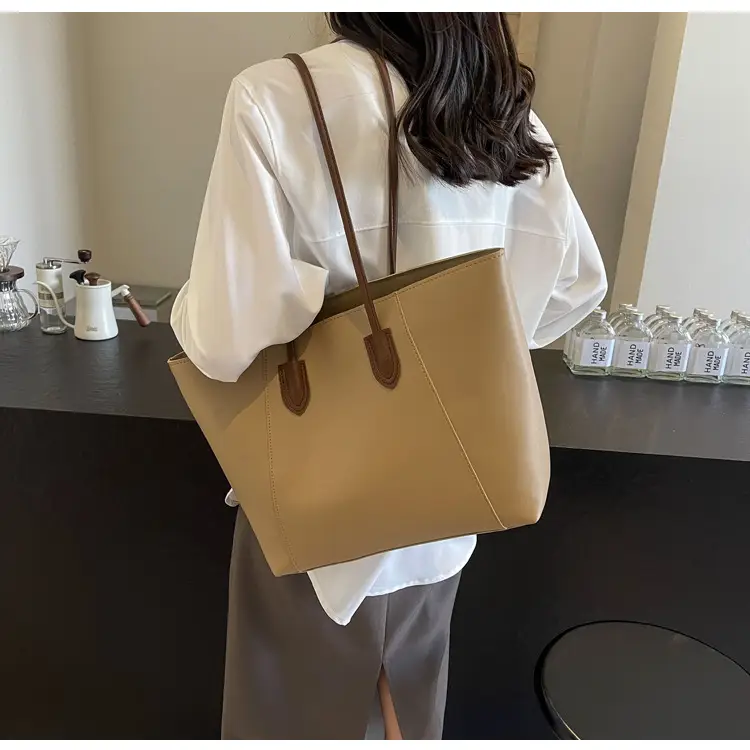 Women Crossbody Tote Bag Tan Leather 2026 — feature 28