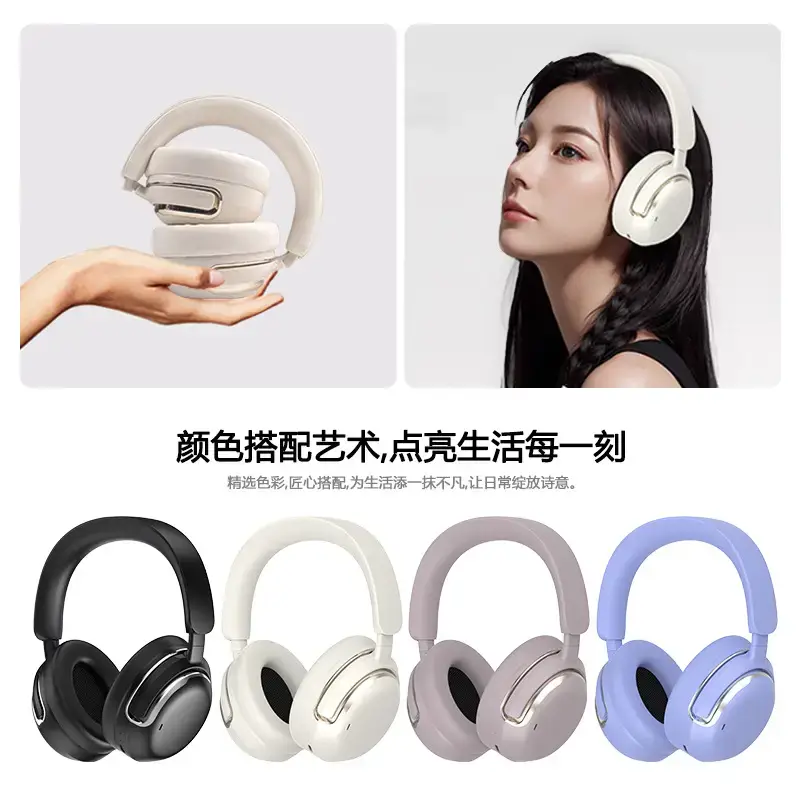 Over-Ear Bluetooth Headphones with Noise Cancellation & Sweat Resistant Design - Image 7