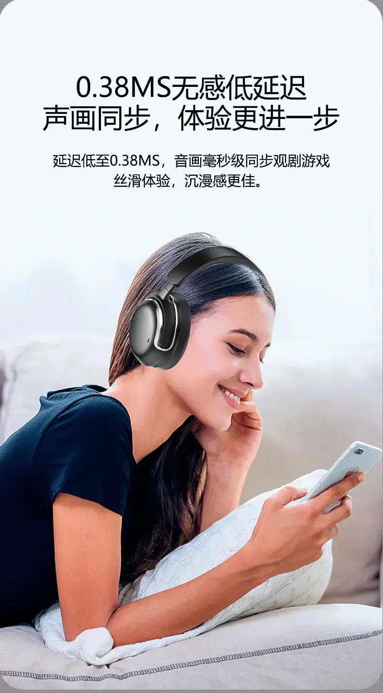 Over-Ear Bluetooth Headphones with Noise Cancellation & Sweat Resistant Design β feature 12