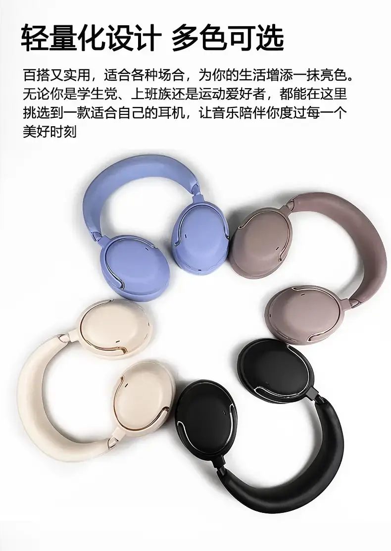 Over-Ear Bluetooth Headphones with Noise Cancellation & Sweat Resistant Design β feature 14