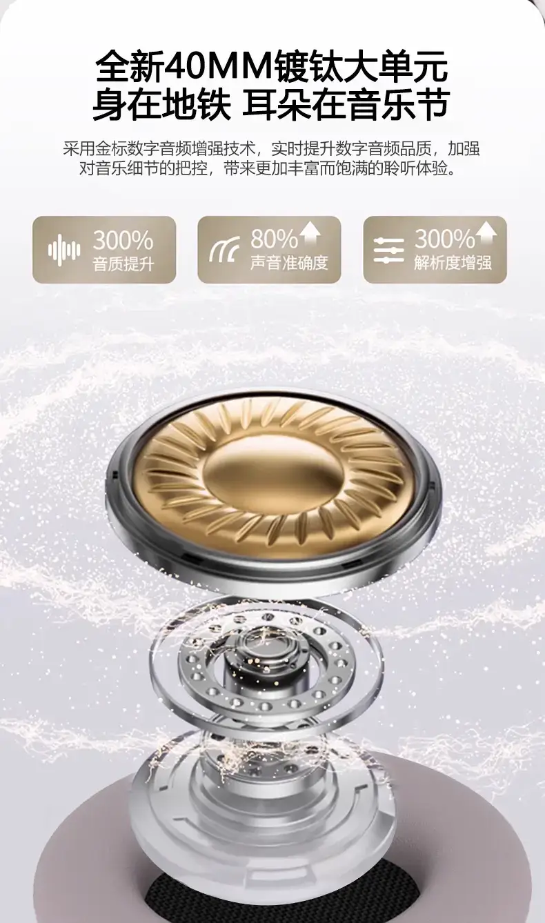 Over-Ear Bluetooth Headphones with Noise Cancellation & Sweat Resistant Design β feature 7