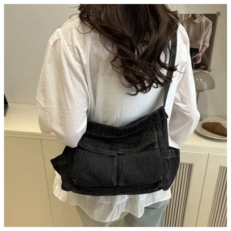 Lightweight Denim Crossbody Bag for Women — feature 13