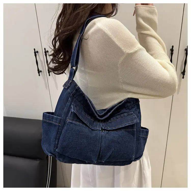 Lightweight Denim Crossbody Bag for Women — feature 15