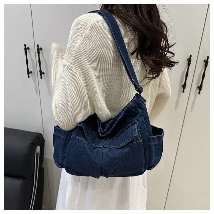 Lightweight Denim Crossbody Bag for Women — feature 16