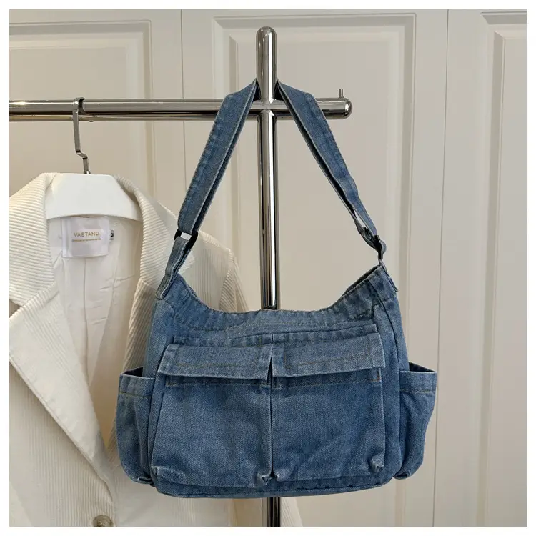 Lightweight Denim Crossbody Bag for Women — feature 21