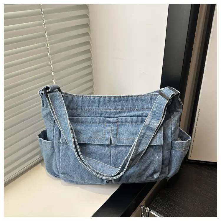 Lightweight Denim Crossbody Bag for Women — feature 22