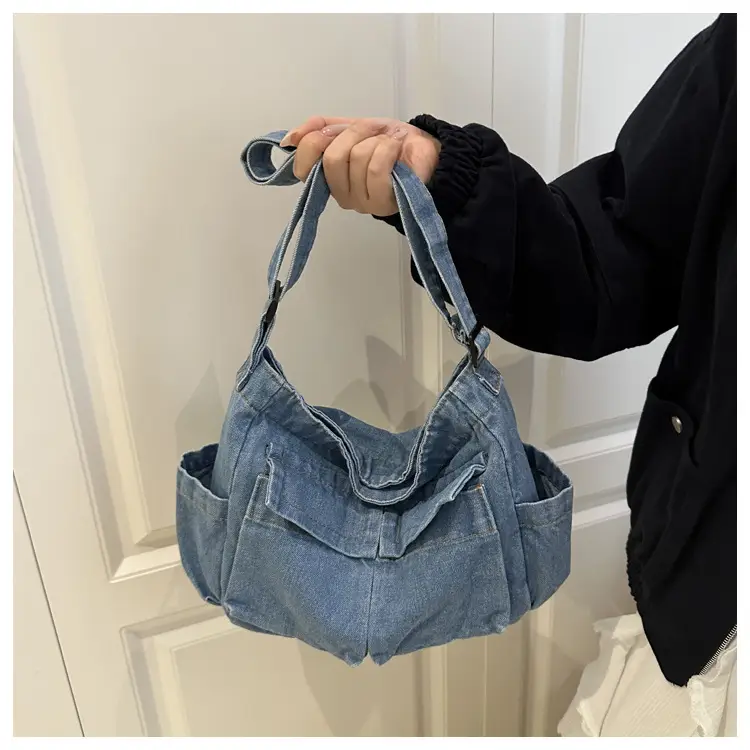 Lightweight Denim Crossbody Bag for Women — feature 9