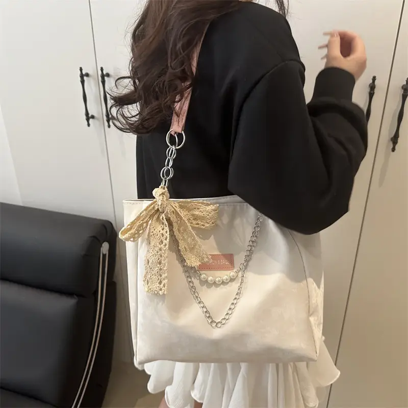 Cross-Border Women's Large Capacity Korean Style Shoulder Tote Bag - Image 4